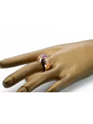 Originální Vintage 14k z růžového zlata Ametist Vintage vrc078r